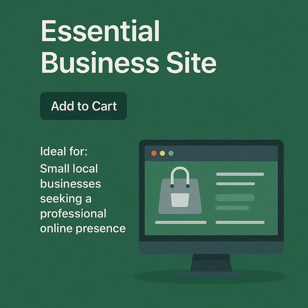 Featured image of Essential Business Site package – custom WordPress website for small local businesses